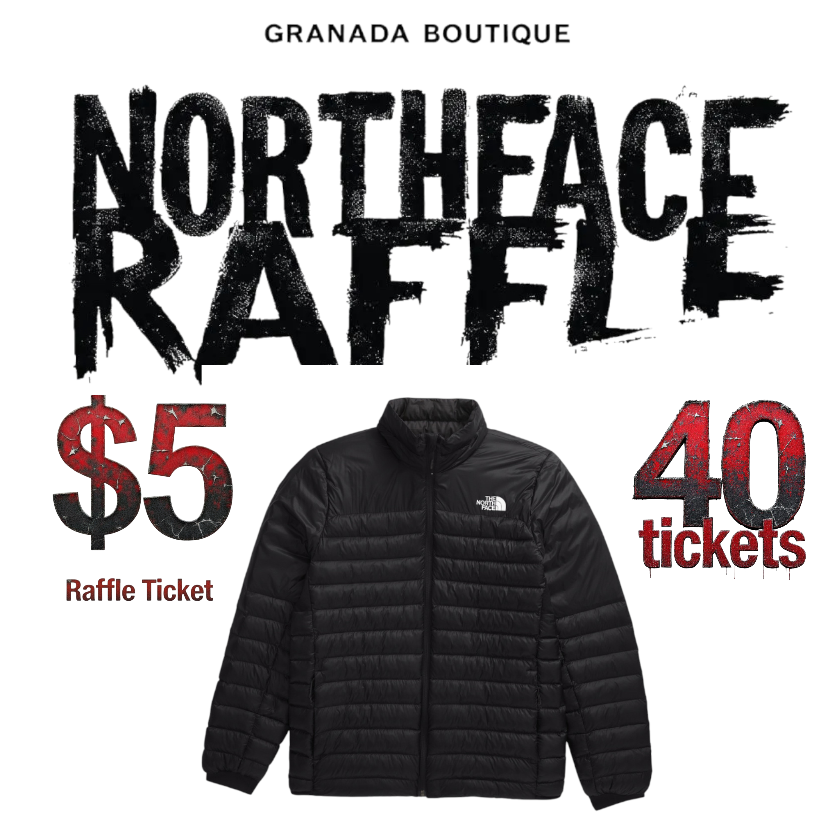 $5 RAFFLE Ticket for The North Face Terra Peak Jacket